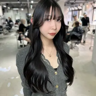 ロング 心斎橋 韓国レイヤ ー指名No.1renのヘアスタイル