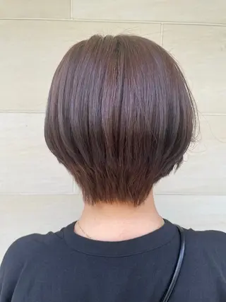 ショート MARIN🦋/ 韓国ヘア×艶カラーのヘアスタイル