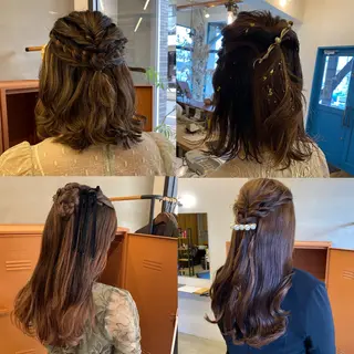 ヘアアレンジ お呼ばれヘア｜ 金山｜山本夏菜のヘアスタイル