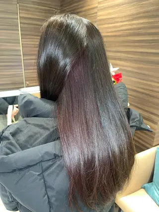 カラー モデル様募集中 田中ゆらのヘアスタイル