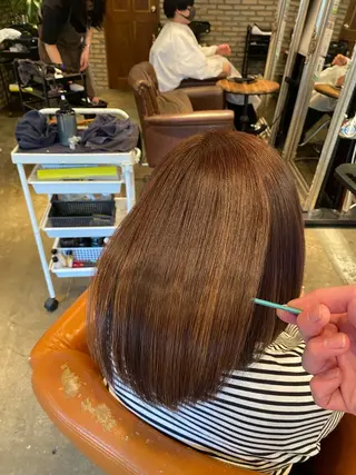 ショート パーマ 髪質改善&縮毛矯正 カット/soyaのヘアスタイル