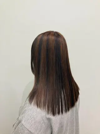 セミロング カラー JUURI- Shionのヘアスタイル