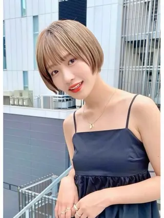 ショート やました もえかのヘアスタイル