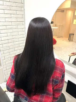ロング 透明感カラー 莉々子のヘアスタイル