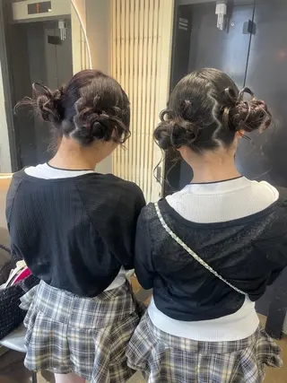 ヘアアレンジ gisel エリナのヘアスタイル