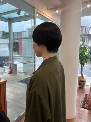 ショート かがやしづ ⭐️ベージュのヘアスタイル
