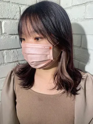 ミディアム ヘアアレンジ 🐝岡本 柚葉🐝のヘアスタイル