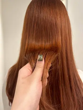 ロング 柏Wcolor/UC HIBORINAMIのヘアスタイル