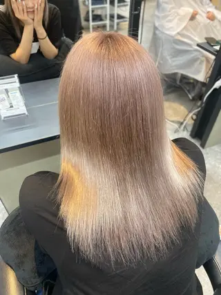 セミロング カラー 【髪質改善オタク】 ⭐️水山まさはる⭐️のヘアスタイル