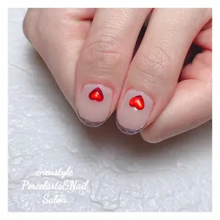ミディアム ネイル 🐾enen style 🐾のネイルデザイン