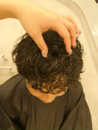 パーマ メンズ saki|パーマ ボブパーマ.メンズのヘアスタイル