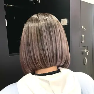 ショート カラー パーマ ヘアアレンジ メンズ キッズ ネイル マツエク・マツパ 🧸ハイトーン🧸 ゆっきー🧸のヘアスタイル