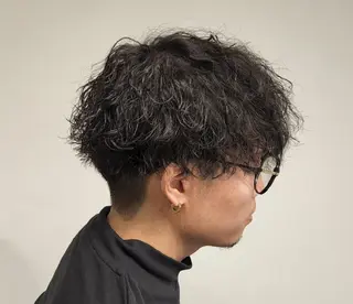 ショート パーマ メンズ 【イケメン風パーマ】 SHOFYのヘアスタイル