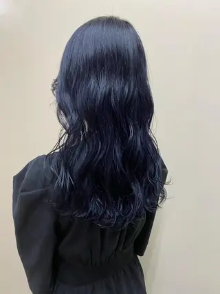 ロング カラー 清村 和音のヘアスタイル