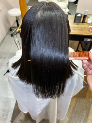 透明感カラー 美髪矯正💎momoのヘアスタイル