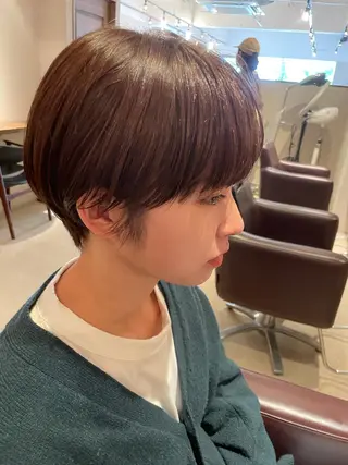 ショート minatsu 東京の技術を京都でのヘアスタイル