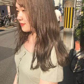 セミロング カラー パーマ ヘアアレンジ メンズ キッズ ネイル マツエク・マツパ 艶髪育成サロン 京橋 shinのヘアスタイル
