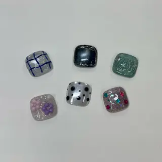 ネイル mutsumi 🩵のネイルデザイン