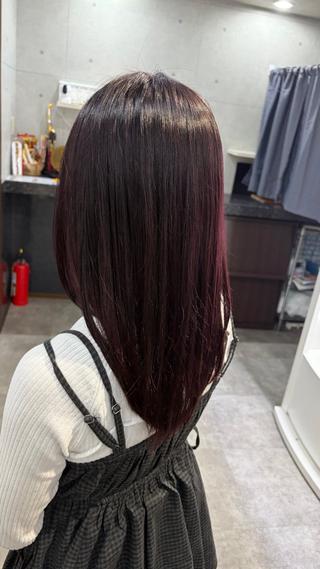 セミロング REVE 美容室のヘアスタイル