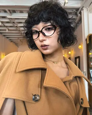 ショート パーマ レイヤーパーマ/ パーマ特化 / なべのヘアスタイル