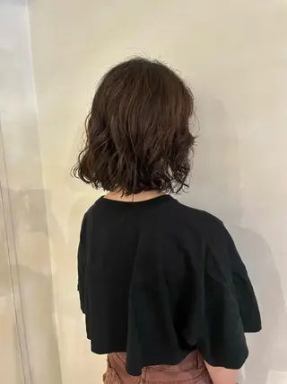 パーマ 上山 萌音のヘアスタイル