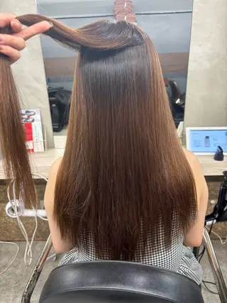 セミロング パーマ 💟Opus // Mizuki🐕のヘアスタイル