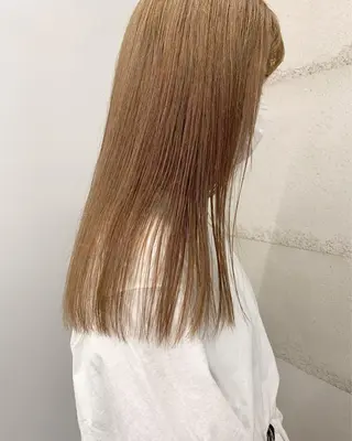 カラー 透明感カラー✂︎ /縮毛矯正/YUKAのヘアスタイル