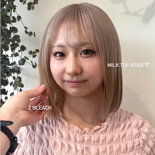 ミディアム カラー モテhair♡.* マツエク/さくら🍨のヘアスタイル