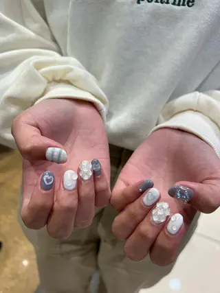 ネイル なぽ ❤︎長さだし / 韓国nailのネイルデザイン
