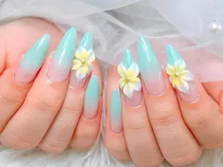 ロング カラー Bling Salonのネイルデザイン