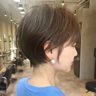 ショート カラー 40代からの似合わせ ショート/たかいのヘアスタイル