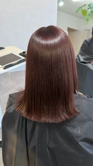 ミディアム カラー nito misakiのヘアスタイル