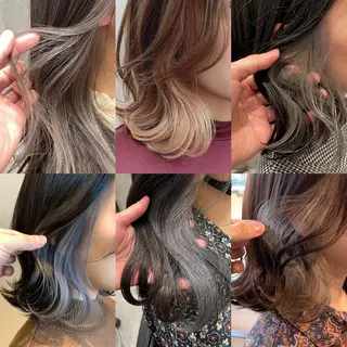 セミロング カラー 髪質改善カラー ショートボブ専門のヘアスタイル