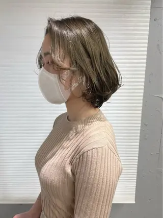 ショート カラー ヘアアレンジ cherir髪質改善 パーソナルカラー診断のヘアスタイル