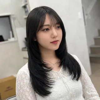 ロング ✨レイヤーカット✨ 顔まわり✂️鎌倉楓麻のヘアスタイル