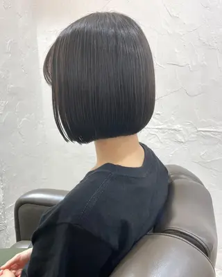 ショート カラー パーマ 髪質改善 縮毛矯正/ レイヤー/銀座/本木のヘアスタイル
