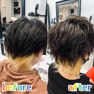 ショート パーマ メンズ メンズ支持数No.1 👑リュウ👑のヘアスタイル