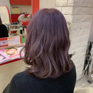 ミディアム カラー 櫻井 なんなのヘアスタイル