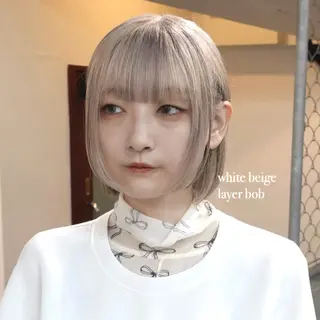ショート カラー 🌈艶ハイトーン🌈 心を込めます🤝涼介のヘアスタイル