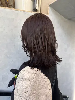 ミディアム ボブ×レイヤーカット 透明感カラー/Fuuのヘアスタイル