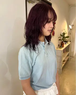 セミロング ナナ 福岡美容室のヘアスタイル