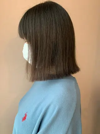 ミディアム hubhair レイヤー/透明感のヘアスタイル