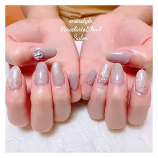 ミディアム ネイル 🐾enen style 🐾のネイルデザイン