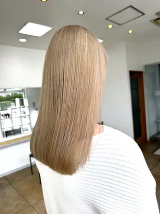 ロング 阪本 正美のヘアスタイル