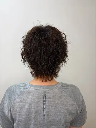 ショート パーマ レナークウィズ　北川 愛璃のヘアスタイル