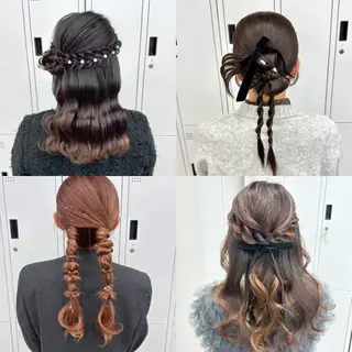 ロング ヘアアレンジ カラー/エクステ/ アレンジ/ゆう🩷のヘアスタイル