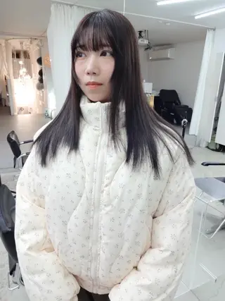 セミロング カラー 太田 妃香/岡崎美容室のヘアスタイル