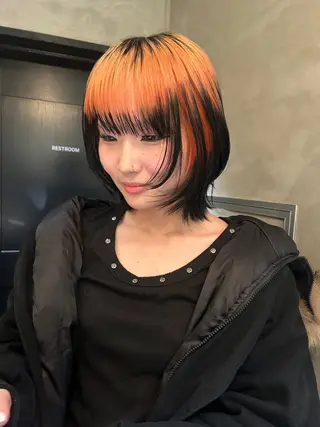 ミディアム カラー デザイン/アレンジ ❤︎イシイレイのヘアスタイル