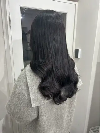 セミロング カラー ヘアアレンジ 💟艶髪ワンカラー 💟/ミオのヘアスタイル