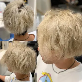 ショート カラー LUXBE LUCEのヘアスタイル